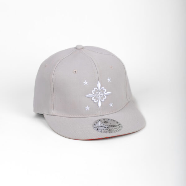 Édition 2013 6 pans Profil haut visière plate snapback gris – Image 3